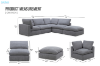 Picture of FAIRFIELD Feather-Filled Sectional Modular Sofa Range - Armless