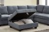Picture of OSAKA Sectional Sofa (Grey) - Chaise Facing Right without Ottoman