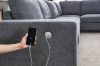 Picture of OSAKA Sectional Sofa (Grey) - Chaise Facing Left without Ottoman