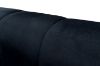 Picture of VEGAS Chesterfield Velvet Sofa (Black) - 2 Seater