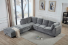 Picture of LIBERTY PREMIUM Sectional Sofa with Storage Ottoman (Light Grey)