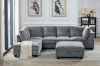 Picture of LIBERTY PREMIUM Sectional Sofa with Storage Ottoman (Light Grey)
