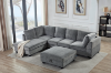 Picture of LIBERTY Premium Sectional Sofa (Light Grey) - Chaise Facing Left