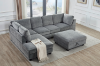 Picture of LIBERTY Premium Sectional Sofa (Light Grey) - Chaise Facing Right