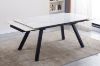 Picture of DALTON 1.8M-2.4M Extension Matte Sintered Stone Top Dining Table