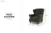 Picture of BAMBURGH Chesterfield Sofa Armchair