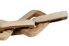 Picture of 655-016 Teak Wood Rectangular 5-Chain Decorative Sculpture (70x14cm)