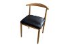 Picture of HORN Metal Frame Dining Chair with Black Cushion