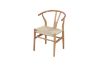 Picture of 53x50x79 WISHBONE Solid Wood Y Replica Chair (Natural Frame-Beige Seat) - 2 Chairs in 1 Carton