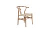 Picture of 53x50x79 WISHBONE Solid Wood Y Replica Chair (Natural Frame-Beige Seat) - 2 Chairs in 1 Carton