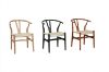Picture of 53x50x79 WISHBONE Solid Wood Y Replica Chair (Natural Frame-Beige Seat) - 2 Chairs in 1 Carton