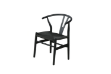 Picture of 53x50x79 WISHBONE Solid Wood Y Replica Chair (Black Frame-Black Seat) - Each