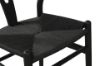 Picture of 53x50x79 WISHBONE Solid Wood Y Replica Chair (Black Frame-Black Seat) - Each