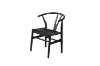 Picture of 53x50x79 WISHBONE Solid Wood Y Replica Chair (Black Frame-Black Seat) - 2 Chairs in 1 Carton