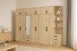 Picture of BESTA Wall Solution Modular Wardrobe System - 7-Door Wardrobe with Top Unit