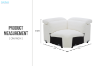 Picture of OMEGA Reclining Sectional Modular Sofa - Corner