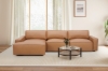 Picture of HAMMOND 100% Oil-Waxed Leather Sectional Sofa