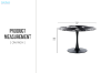 Picture of JACOB D80/100/120 Round Dining Table (Black)