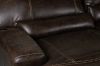 Picture of DAWSON Power Reclining Foil-Printed Fabric Sofa Range with Storage Console & Cup Holders