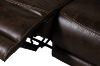 Picture of DAWSON Power Reclining Foil-Printed Fabric Sofa Range with Storage Console & Cup Holders
