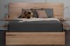 Picture of ZENA Queen Size Bed Frame with Side Shelves, Adjustable Lights & USB ports