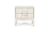 Picture of ADRO 2-Drawer Bedside Table (White Wash Finish)