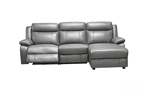 Picture of OZARK Power Reclining Sectional Sofa (Light Grey)