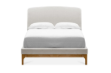 Picture of GINA Fabric & Oak Bed Frame -Double Size