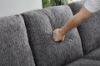Picture of LIBERTY Premium Chenille Fabric Sectional Sofa (Dark Grey) - Chaise Facing Right