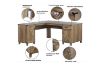Picture of ELBIN L-Shaped Desk with Integrated Storage Compartment