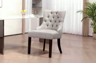 Picture of HALMYN High Back Dining Chair (Light Grey) - Each