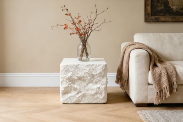 Picture of CORTEN 45 Square Fiberglass Side Table