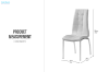 Picture of CARLOS Dining Chair (White)