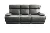 Picture of SOMIA Top-Grain Leather Manual Reclining Sofa Range (Grey)