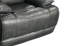 Picture of SOMIA Top-Grain Leather Manual Reclining Sofa Range (Grey) - 1 Seat Recliner Chair (1R)