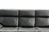 Picture of SOMIA Top-Grain Leather Manual Reclining Sofa Range (Grey) - 3 Seat Recliner Sofa (3RR)