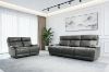 Picture of SOMIA Top-Grain Leather Manual Reclining Sofa Range (Grey) - 3RR + 2RR + 1R Sofa Set