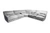 Picture of DAWSON Power Reclining Fabric Sofa Range with Storage Console & Cup Holders (Charcoal Grey)