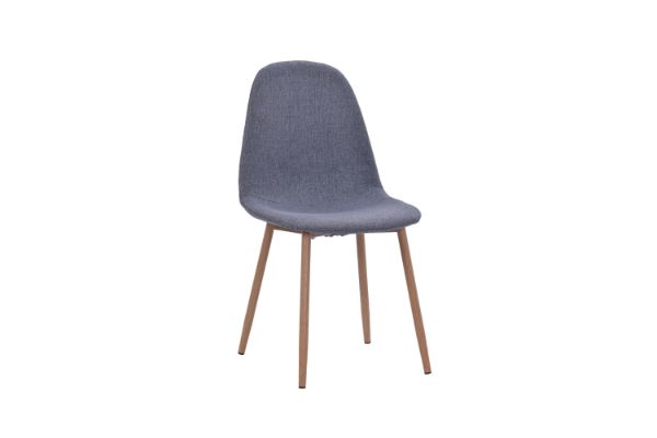 Picture of EMBER Dining Chair with Wood-Tone Metal Legs