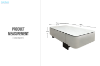 Picture of ARIANNA 130 Engineered Stone Top Coffee Table with 2-Drawer