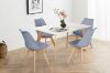 Picture of EFRON 5PC Dining Set (Grey) - 1.4M Table