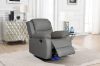 Picture of MARVIN Air Leather Manual Reclining Sofa Range (Grey) - 3RRC+2RRC+1R Sofa Set