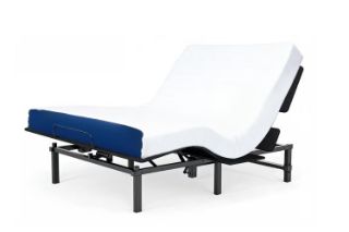 Picture of MOTIONFLEXI Electric Adjustable Bed Base with Memory Foam Mattress Set - Queen Size