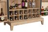 Picture of WALLACE Large Oak Wood Multifunctional Storage Bar Cabinet