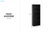 Picture of HOLLIS 5-Tier Bookshelf (164.5x70cm)