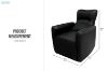 Picture of LAURA Power Recliner Massage Armchair with USB Type-C Ports (Dark)