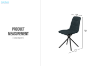 Picture of MARMURA 360° Swivel Dining Chair (Dark) - 4 Chairs in 1 Carton