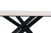 Picture of MARMURA 5PC 1.8M Sintered Stone Top Dining Table & 360° Swivel Beige Chairs Set