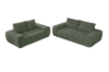 Picture of FABIEN 2 Seater Fabric Compressed Sofa (Green)