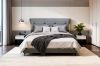 Picture of KIANA Air Leather Bed Frame with Integrated Touch LED Light in Queen/King Size